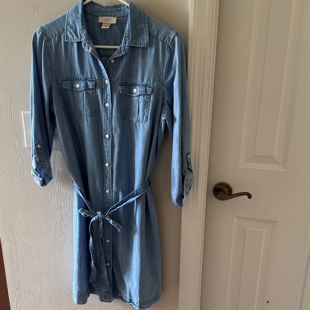 Loft chambray dress